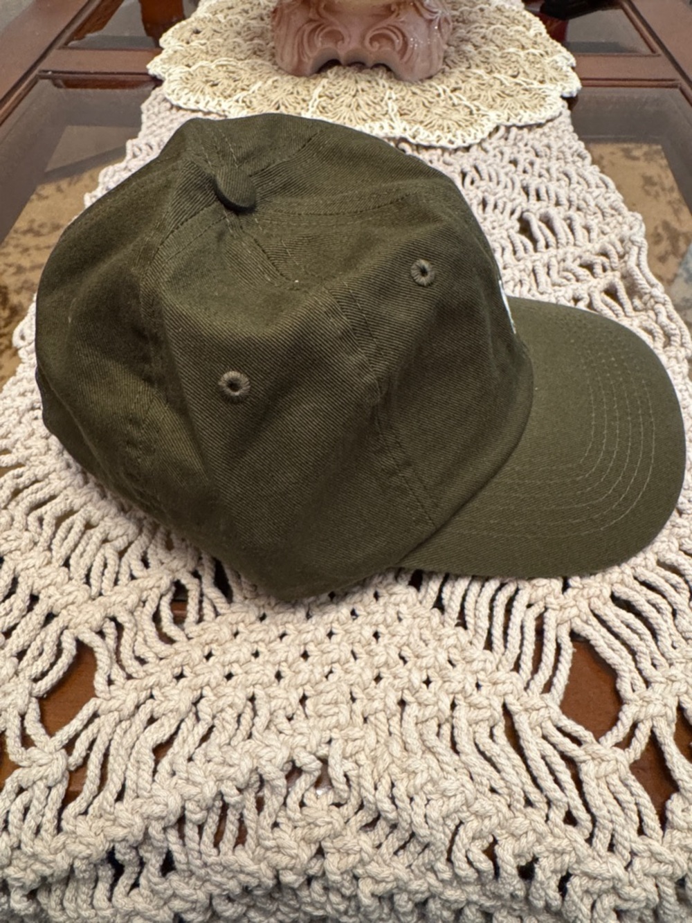 Ralph Lauren Olive Polo Pony Embroidered Baseball Cap - Picture 5 of 5